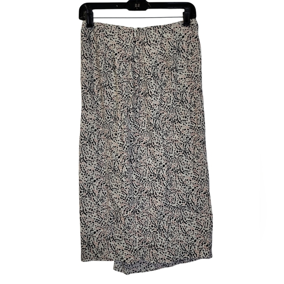 ba&sh abstract print slopa printed faux wrap midi skirt - Picture 6 of 11